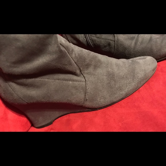 George Gray Wedge Boots Size 9 1/2 - Picture 3 of 5